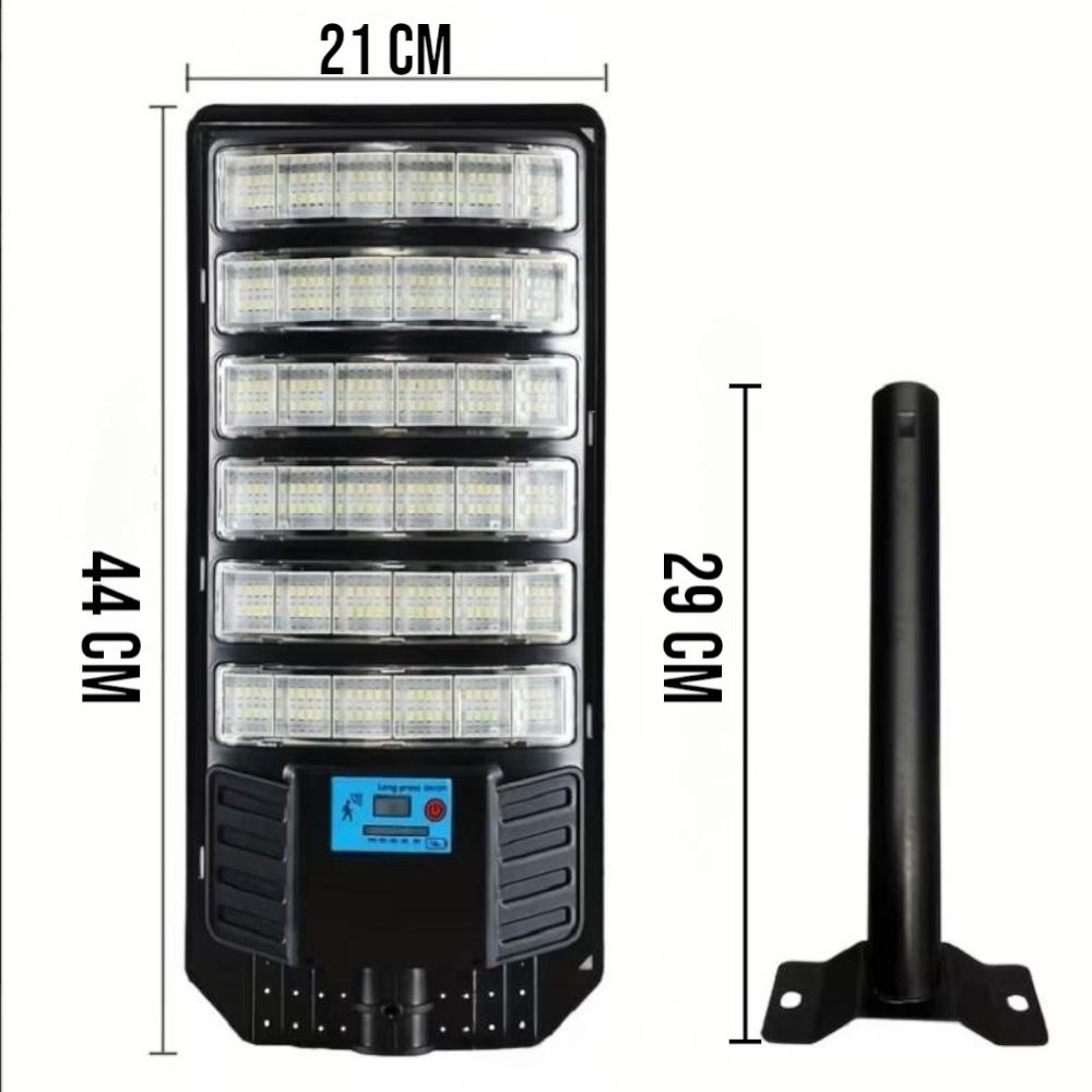 Foco Solar LED Exterior 1200W con Sensor de Movimiento y Control Remoto