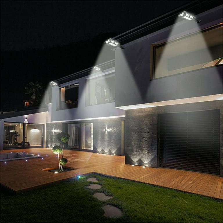 Foco Solar LED Exterior 1200W con Sensor de Movimiento y Control Remoto