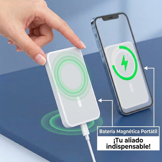Batería Externa Magnética Portátil (Power Bank tipo MagSafe)